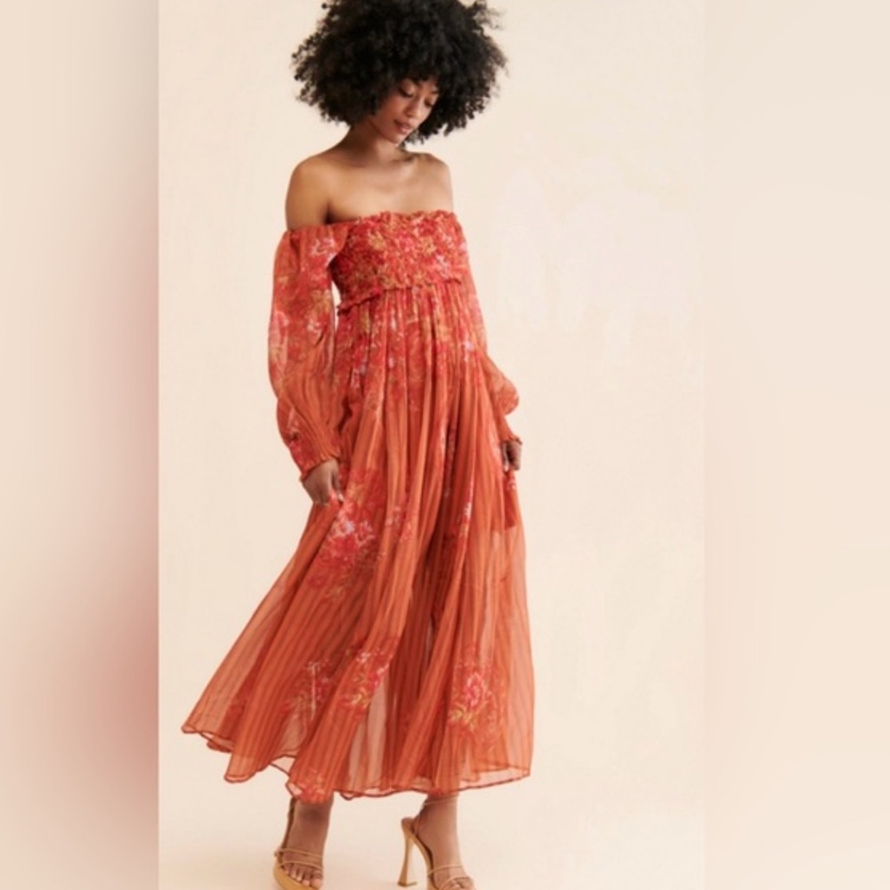 ⭐️NWOT Free People Angel Eyes Floral Maxi⭐️